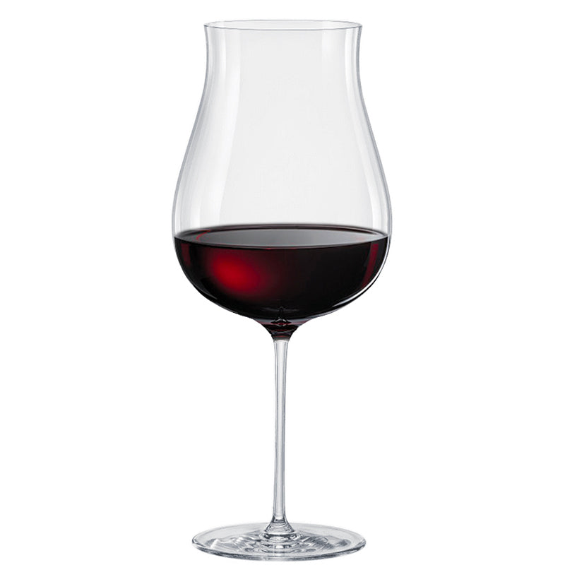 Calice Rona Linea Umana per vini rossi da vitigni a basso impatto cromatico 110 cl Set 6 pezzi in vetro cristallino