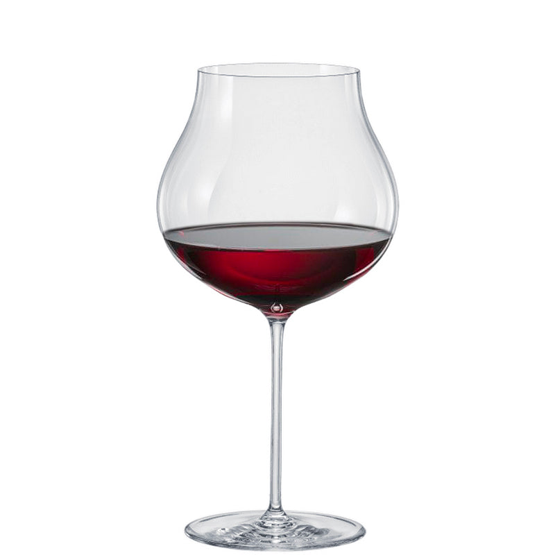 Calice Rona Linea Umana I Vini Rossi da Vitigni Coloranti e Tintorei 90 cl Set 6 Pezzi in Vetro Cristallino