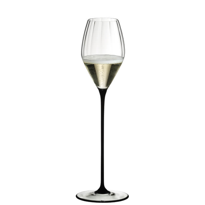 Riedel High Performance Champagne Calice Flute Nero 37,5 cl In Cristallo