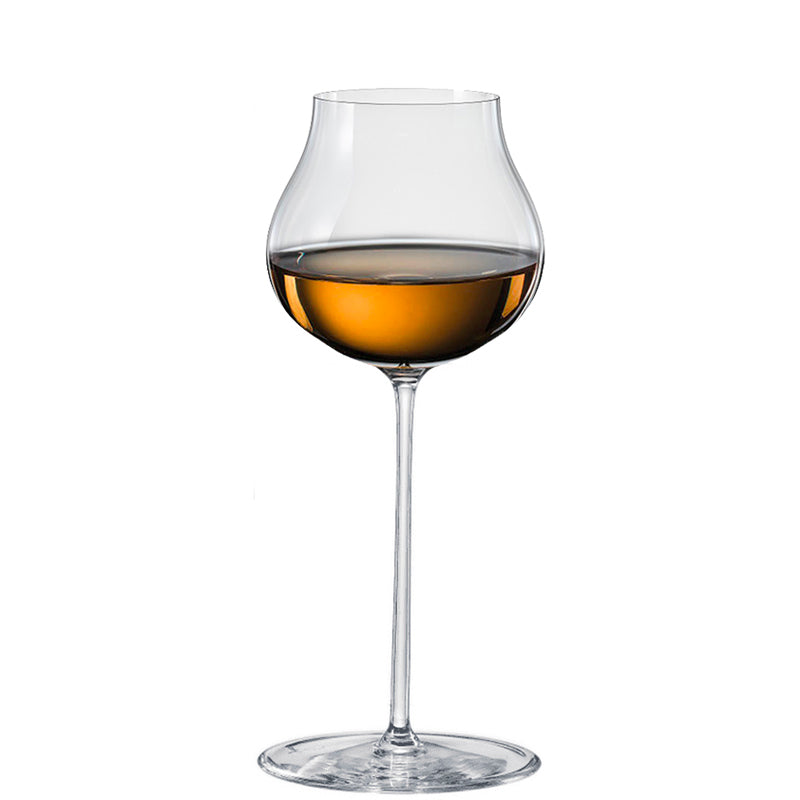 Calice da vino arancione Rona Linea Umana 46 cl Set 6 pezzi in cristallo soffiato