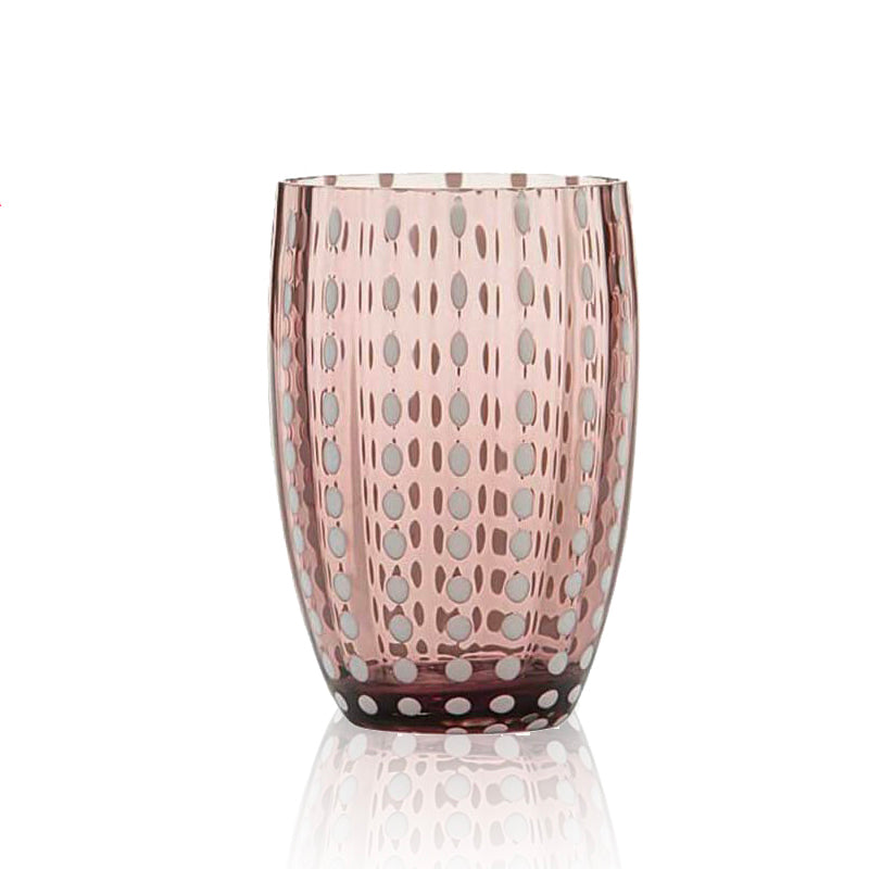 Zafferano Perle Set 2 Bicchieri 32 cl Ametista