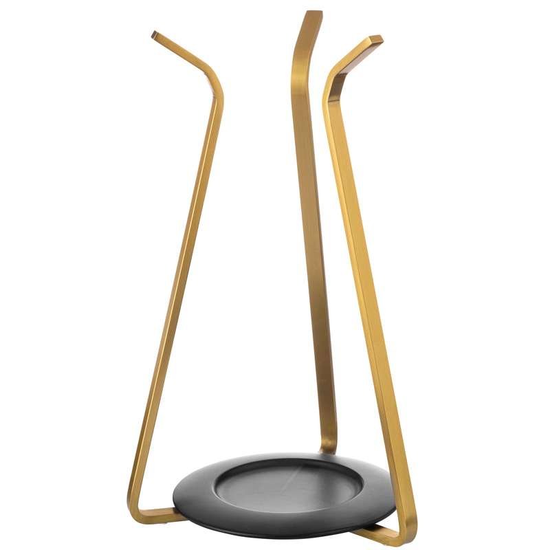 Zieher DryPod Decanter Display Stand in Brass-Coloured Stainless Steel