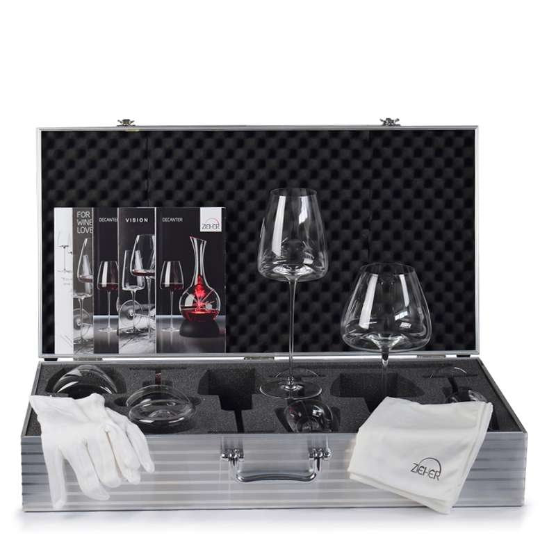 Zieher Vision Wine Tasting Set in Blown Glass