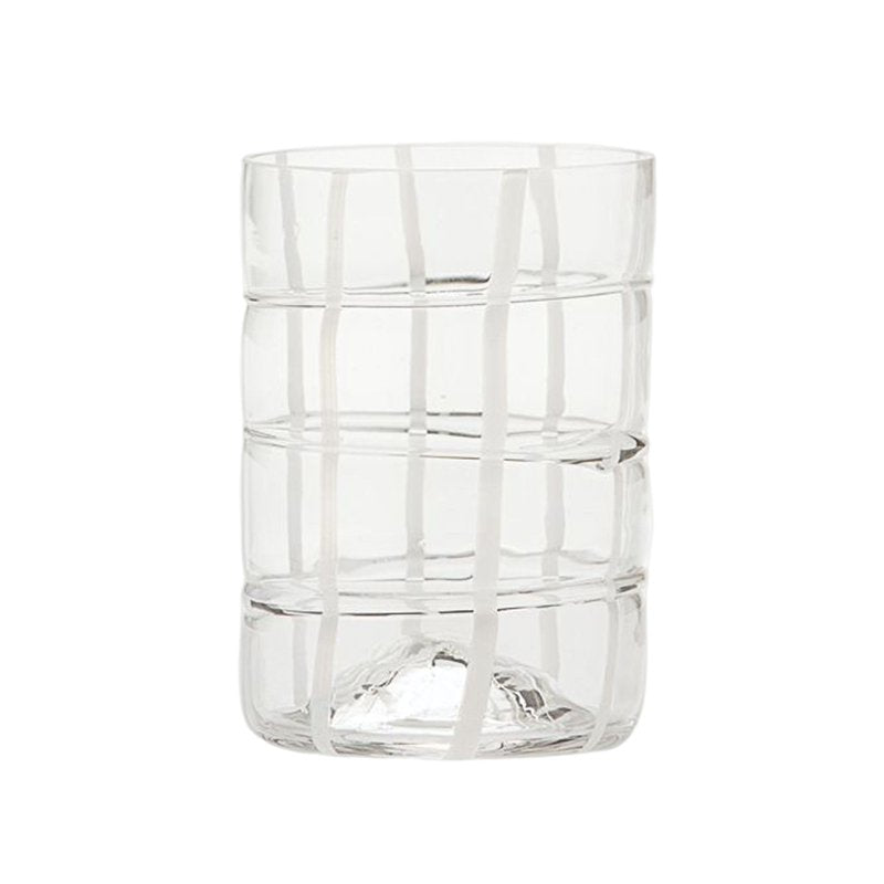 Zafferano Twiddle Water Glass 35 cl Set 6 Pcs Clear