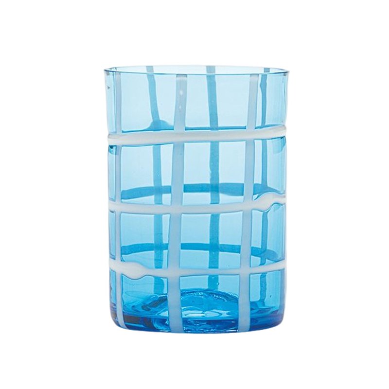 Zafferano Twiddle Water Glass 35 cl Set 6 Pcs Aquamarine