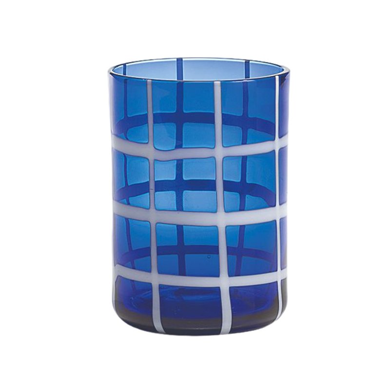 Zafferano Twiddle Water Glass 35 cl Set 6 Pcs Blue
