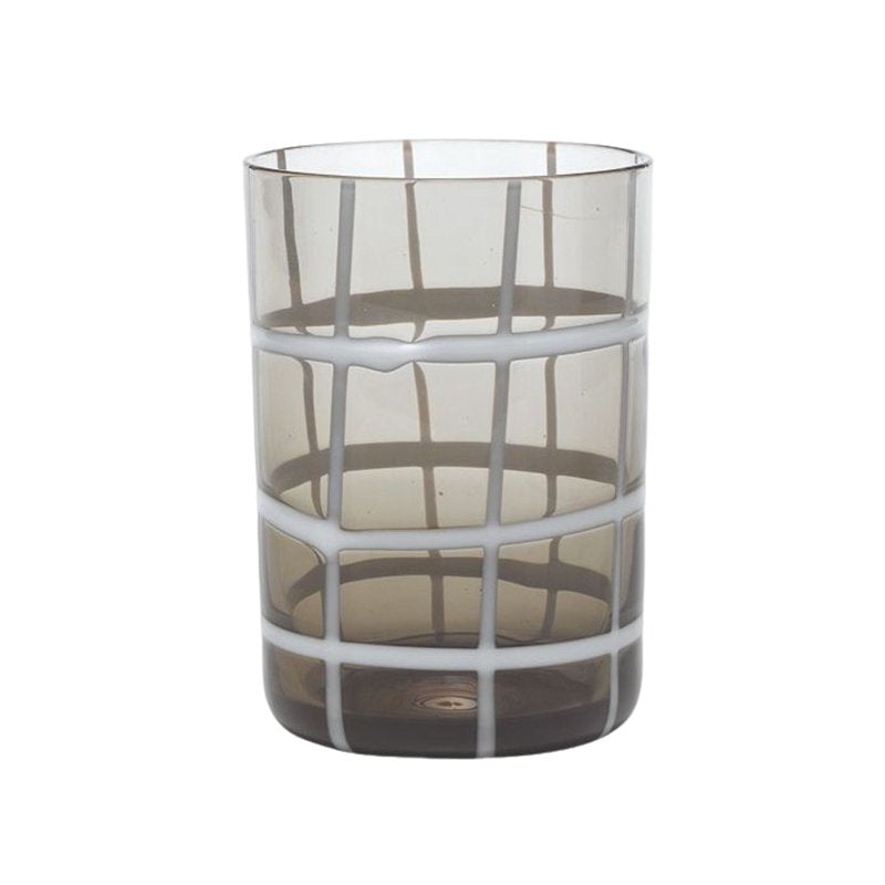 Zafferano Twiddle Water Glass 35 cl Set 6 Pcs Grey