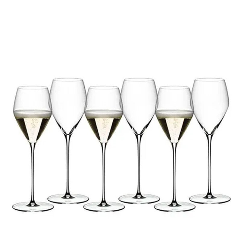 Riedel Veloce Champagne Flute 32.7 cl Set 6 Pcs in Crystal Glass