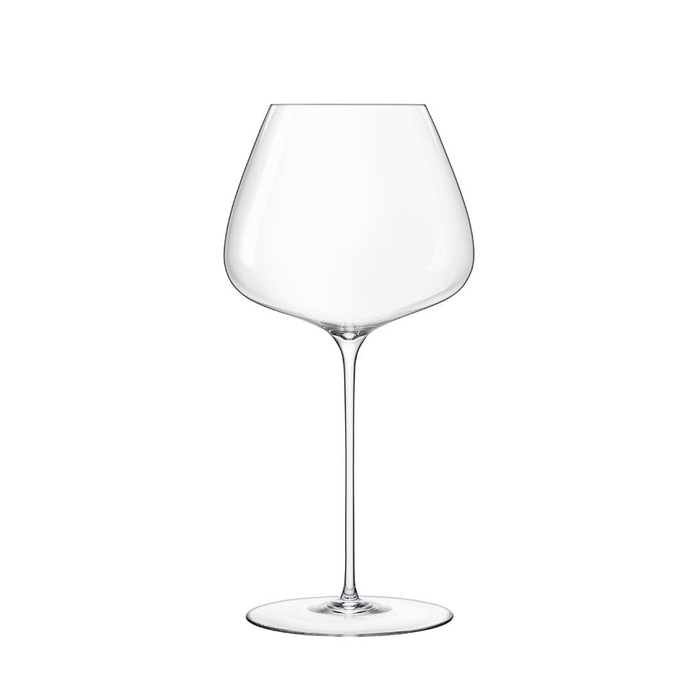 Bormioli Luigi Sapientia Burgundy Red Wine Glass 87 cl Set 2 Pcs in Mouth-Blown Glass