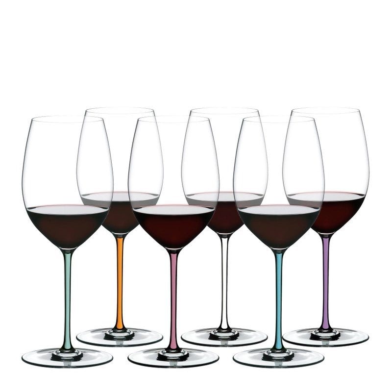 Riedel Fatto A Mano Cabernet Merlot Glass 62.5 cl Gift Set 6 Pcs