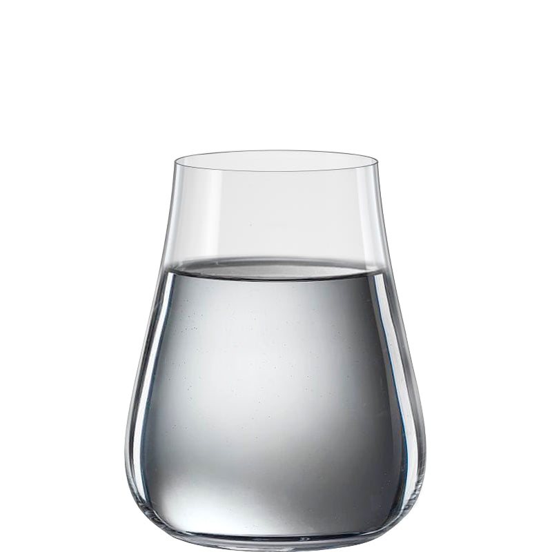 Rona Linea Umana Glass For Still Water 50 cl Set 6 Pcs in Blown Crystal