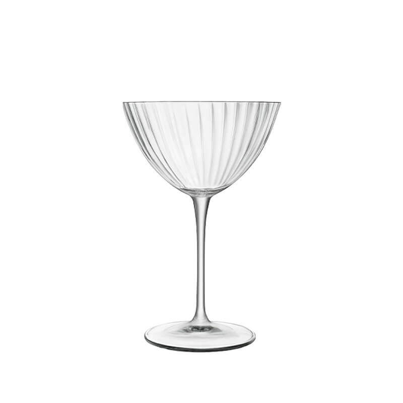 Bormioli Luigi Speakeasies Swing Martini Goblet 22 Cl Set 6 Pcs In Crystalline Glass